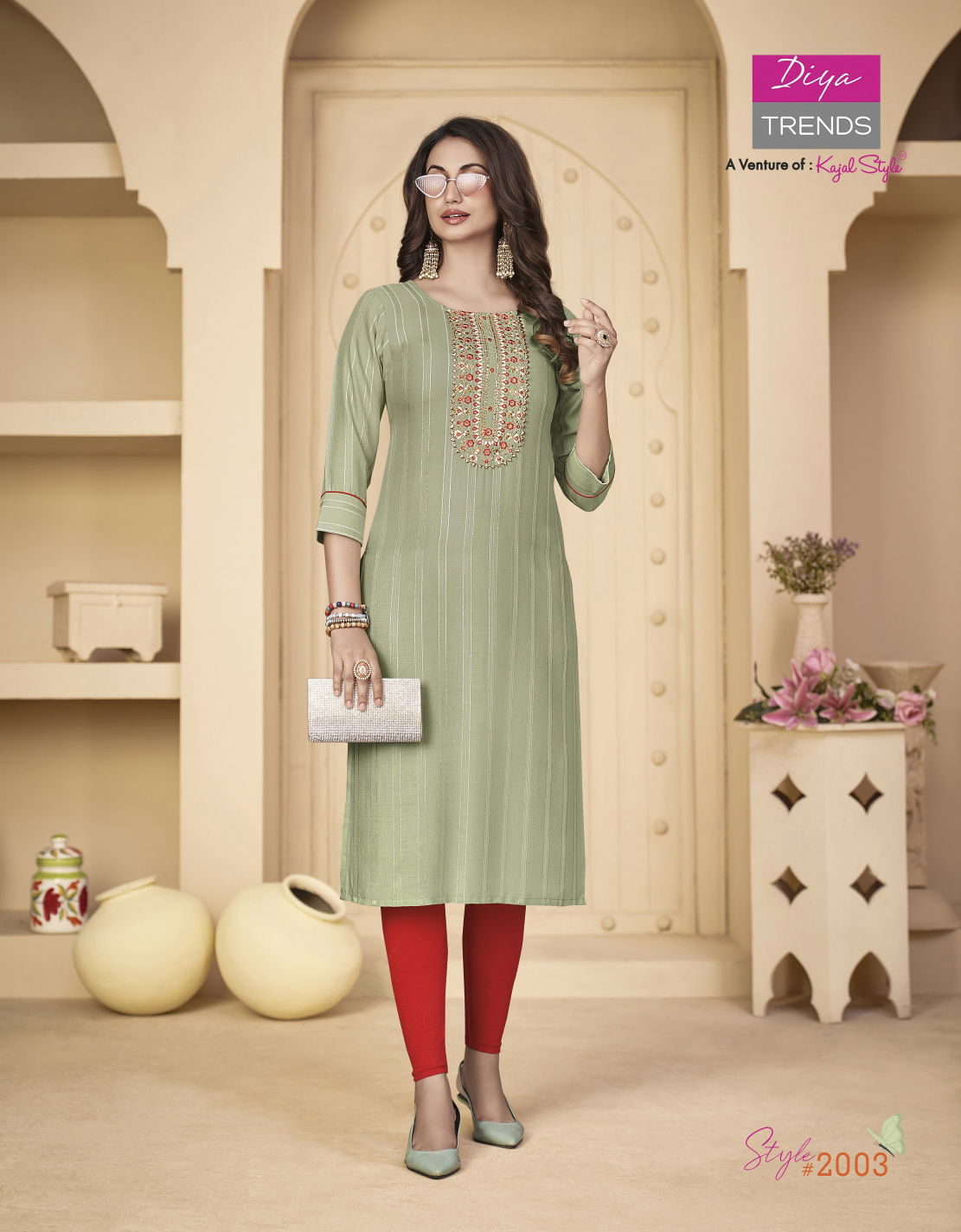Fashion Story 2 Latest Embroidery Fancy wear Designer Kurti Collection